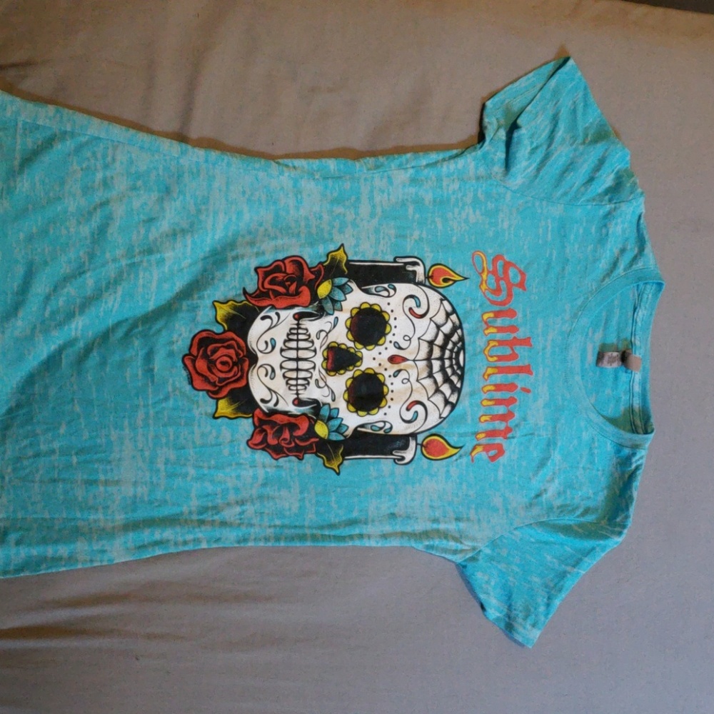 Sublime sugar skull tshirt